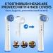 Oral B Electric Toothbrush Soft Bristle Replacement Heads - Gentle & Sensitive Gums - 8 Count with Hygienic Covers - Compatible with Oral B - Sensitive Clean (1 Pack) - Buy Online on GoSupps.com