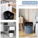 Trash Bags Garbage Bag 100 Bags Plastic Kitchen Barbage Bags Strong Tough Durable Kitchen Bin Bags for Bathroom Kitchen Bedroom Office (5rolls x 20bags) Black - Buy Online on GoSupps.com