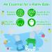 HAOBAOBEI Baby Food Feeder/Fruit Pacifier Teether (2 Pack) with 3 Silicone Pouches - Blue & Green - Buy Online on GoSupps.com