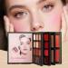  Nkmifeg Makeup Palette Book 4 Layers Long Lasting Foldable Multifunction Beauty Supplies Contour Palette and Blush for Mature Women Artists Wedding Prom Office Evening Fashion - Buy Online on GoSupps.com