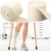 Preboun 2 Rolls Cotton Stockinette Tubular Bandage 11 Yard Comfortable Arm Stockinette Tubing Reusable Elastic Bandage Sleeve for Ankles and Elbows(5 Inch)