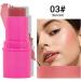 Contour Wand Face Makeup Stick For Easy Application | Cream Blush For Cheeks And Makeup Stick For Face Long-Lasting And Creamy Cream Contour Stick For All Skin Types Passi 03# - Buy Online on GoSupps.com