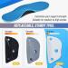 Plantar Fasciitis Insoles | High Arch Support Inserts for Men & Women | Comfort Boot Sole Inserts for Flat Feet & Pain Relief - XL - Buy Online on GoSupps.com