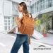 Ziosinm Leather Baby Wrap Backpack - Multifunctional Waterproof Diaper Bag for On-The-Go - Stylish Brown PU Design - Buy Online on GoSupps.com