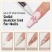 MIZHSE 100g Solid Builder Gel - Clear Hard Gel for Nail Art | UV LED Sculpting Gel Kit with Silicone Pen | Perfect for Salon & Home DIY - Buy Online on GoSupps.com