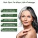 Chestnut Brown Fruit Dyeing Cream - Natural Hair Dye for Gray Coverage | Unisex Hair Dye Shampoo for All Hair Types - Buy Online on GoSupps.com