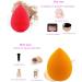 Makeup Sponge Blender Set of 4 Pcs & Foundation Brush - Mocarheri Soft Sponge for Liquid Foundation, Creams, and Powders - Latex Free - Wet and Dry Makeup Sponge (Orange/Light Purple/Red/Black) - Buy Online on GoSupps.com