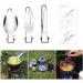 DASAWAN 40oz Camping Bowl with Lid, Portable Collapsible Silicone Bowl & Stainless Steel Cutlery Set - Travel & Camping Accessories, Large 1200ml Bowl, Blue - Buy Online on GoSupps.com