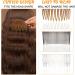18-Piece French Side Combs Hair Twist Decorative Comb Set for Women - Bridal Wedding Veil Accessories - BOJVESH Plastic Hair Clips for Thick and Fine Hair - Buy Online on GoSupps.com