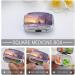 Pill Box Winter Print | 2 Compartment Portable Medicine Organizer | Decorative Metal Pill Case for Pocket & Purse - Shop Now - Buy Online on GoSupps.com