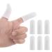 Molain 6 pieces of dog toothbrush - 360 nylon pet tooth finger brush for dogs cat toothbrushes - Full surround bristle dog toothbrush for easy cleaning of the tongue and teeth (white)