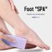 Pumice Stone for Feet - Double Sided Foot Scrub in Purple | Exfoliating Dead Skin, Smooth Heels | Ideal for Home & Beauty Salons - 6Pcs - Buy Online on GoSupps.com