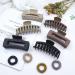 Shop Kavya Big Thick Hair Clips - Slide-Resistant 11 cm Rectangular Hair Clip Set for Women | Stylish Hair Jewelry - Buy Online on GoSupps.com