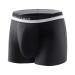 Carer incontinence Pants men soft comfortable washable men's boxers shorts for incontinence with 80 ml front absorption area to prevent the bladder from leaving black size 3xl 3xl black