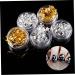 Gold Silver Manicure Paper Manicure Irregular Aluminum Foil Nail Paper Gold Silver Nail Decorative Paper Glitter Manicure Paper 12 Cans - Buy Online on GoSupps.com