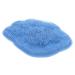 Lurrose washer footrubber licking massage device Foot mat washing footmuff scrubper scrubber foot - massager float with suction feet foot massager - care bathing ball foot pads 30.5x30cm sky blue