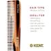 Kent Brushes Handmade Combs Range 6T Medium Size Coarse and Fine Comb for Women A-Tortoiseshell 1 Count (Pack of 1) - Buy Online on GoSupps.com