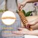 Buy 41cm Wooden Fascia Rod & 12-Wheel Massage Scooter - Natural Wood Roller for Neck Legs & Back Relief | International Shipping Available - Buy Online on GoSupps.com