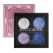 Afflano Multichrome Mineral Purple Blue Eyeshadow Palette Metallic Eye Makeup  Highly Pigmented Chrome Chameleon Sparkle Glitter Eyeshadow Palette Sombras de Ojos Holographic White Shimmery Eye Shadow