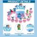 49 Piece Cartoon Cake Topper Set - Perfect Birthday Decoration for Girls | STI Muffins & Tortendeko in Blue - Buy Online on GoSupps.com