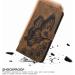 Miagon Wallet Case for Huawei Y6 2019 Flip PU Leather Case with Card Slots and Stand Feature Retro Butterfly Design Protective Cover Brown Huawei Y6 2019 Brown - Buy Online on GoSupps.com