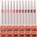 Lipstick set lipstick set lip liner makeup lip contour 12 pieces creamy lip makeup figure shaping lipstick with finish - Buy Online on GoSupps.com