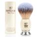 Luxury Shaving Brush for Men by VIKINGS BLADE  Ultra Heavy Acrylic & 316L Steel Handle  Super Strong Knot Backbone  Minimal Shedding  Fast Lather  Extremely Smooth & Plush on Skin (White Knight) 2.white Knight