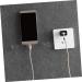 MIKIKIT 40 STK Self-Adhesive Mains Plug Hooks - Transparent Razor Holders & Wall Organizers | Perfect for Home & Office - Buy Online on GoSupps.com