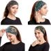 YONUF Wide Boho Headbands for Women - 4 Pack Fashion Headband Set for Yoga Workout and African Head Wraps - Flower Patterns - Buy Online on GoSupps.com