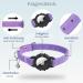 Jiaarui Airtag Cat Collar - Soft GPS with Apple AirTag Bracket & Bell Light Tracker for Young Cats (Purple) - Buy Online on GoSupps.com