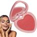 Powder Blush for Cheeks | Matte Blush with Mirror Travel Size Girls Face Highlighters for Home Work Travel Shopping Meeting Dating Bero - Buy Online on GoSupps.com