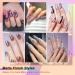 yocrovv Gel Nail Polish Set  45 Pcs Gel Polish Soak Off Gel Nail Kit with Glossy and Matte Gel Top Coat Base Coat  Popular Pastel White Glitter Green Neon Polish for Gel Nail Art Christmas Gift 45A - Buy Online on GoSupps.com