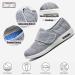 Men's Diabetic Air Cushion Slip-On Walking Shoes - Orthopedic Support for Swollen Feet - Velcro Closure - Black - Buy Online on GoSupps.com