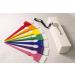 7-Color Professional Hair Coloring Set with Rainbow Dye - Includes Brush, Bowl, and Key Tube Squeezer - Great Gift Idea - Buy Online on GoSupps.com