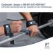 Steely-Sports Power Lifting Straps - Padded Black/Blue Bodybuilding Straps for Enhanced Strength & Support - International Shipping Available - Buy Online on GoSupps.com