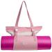 teroo Multi-Purpose Tote Bag for Women with Adjustable Mat Carrier for Yoga, Beach, Travel, Casual, Office, And Everyday Use. Pinky Peach