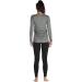 Icyzone Women's Long-Sleeved Running Shirt - Breathable Fitness Top with Thumb Hole - Dark Grey L - International Shipping Available - Buy Online on GoSupps.com