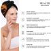 Fire Flame Yin and Yang Microfiber Hair Towel Wrap for Women - Super Absorbent 10x26 Inch Hair Turban with Button | International Shipping - Buy Online on GoSupps.com