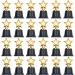 24 Pack Mini Star Trophy Awards - Plastic Gold Trophies for Halloween Party Favors & School Rewards - Buy Online on GoSupps.com
