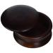 Kingsley Dark Wood Shave Soap Bowl with Lid - Elegant and Functional - Buy Online on GoSupps.com