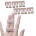 Finger Buddy Wraps, 12 PCS Finger Loops Tapes for Broken, Jammed, Swollen Finger or Dislocated Joint, Splints Brace for Pinky Ring Middle Index Trigger Finger, Toe Strap Bandage 2#