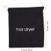 DRESSOOS 2pcs Hair Dryer Storage Bag Joy Brand Hair Dryer Fryer Clear Makeup Bag Make up Bag Fabric Black - Buy Online on GoSupps.com