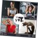 Gririw Portable Fascia Gun - Muscle Relaxation & Percussion Massage Tool for Fitness | USB Accessories Compact 14x14x4.3cm Black - Buy Online on GoSupps.com
