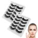 Shop Sibba 5D Faux Mink Eyelashes - 10 Pairs of Dramatic 20mm Wispy & Fluffy Extensions for Stunning Eye Makeup - Buy Online on GoSupps.com