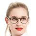 OCCI CHIARI Reading Glasses 3.0 Stylish Round Readers for Women 1.0 1.25 1.5 1.75 2.0 2.25 2.5 2.75 3.0 3.5 4.0 5.0 6.0(Tortoise 3.0) Tortoise 3.0 x