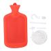 Home-Klistier bags kit with hose-conveyor and water flow clamp silicone shower and enema combination kit 2-liter-sound bag kit for intestinal cleaning inputs (red)