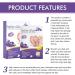 CAOQAO Foot Peel 3 Pack Exfoliator Peel Off Dead Skin Remover 53ML Nail Care Products (Purple One Size) 40 g (Pack of 1) Purple - Buy Online on GoSupps.com