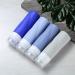 Gemice 3oz Travel Bottles - TSA Approved, BPA Free, Leak Proof - 4 Pack Blue Travel Size Containers with Clear Toiletry Bag - Buy Online on GoSupps.com