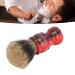 Men's Red Handle Shaving Brush - Synthetic Hair Foam Tool for Home & Salon Beard Care - Buy Online on GoSupps.com