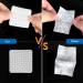BLUERISE 500Pcs Nail Polish Remover Lint Free Wipes for Gel Nails & Eyelash Extensions - White - Buy Online on GoSupps.com